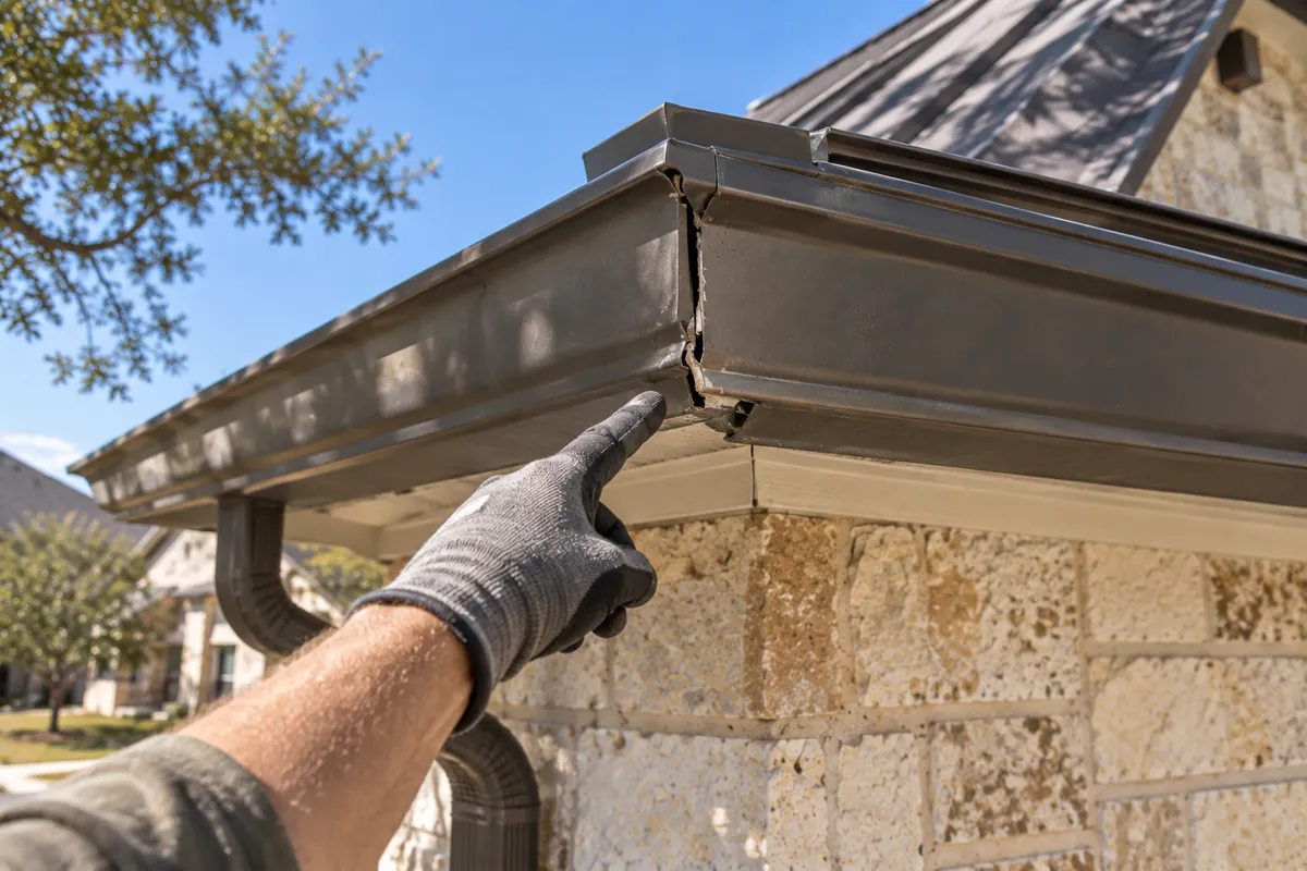 Gutter repair service